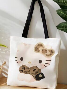 HELLO KITTY “Leopard Bow” Tote Shopping Bag (BRAND-NEW & SUPER CUTE!)